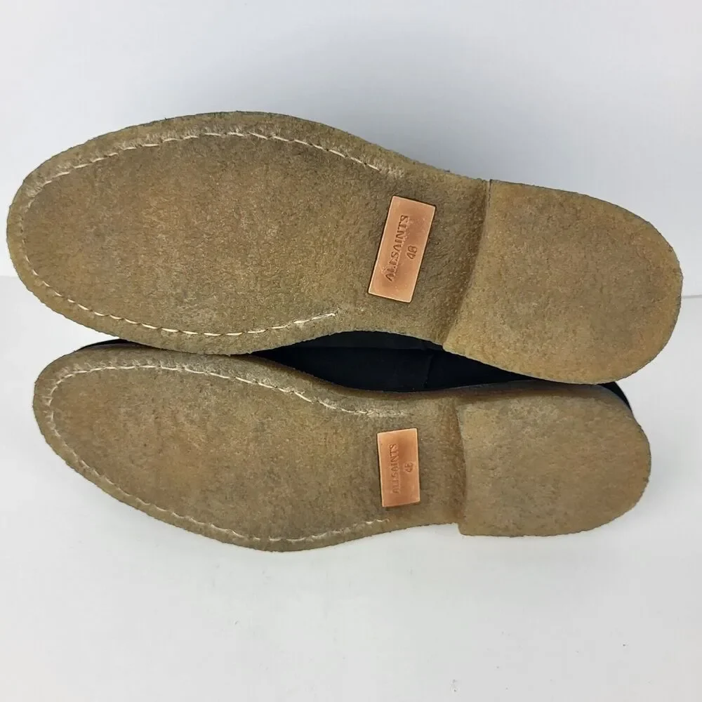 Allsaints Chelsea Boots Slip On Suede Leather